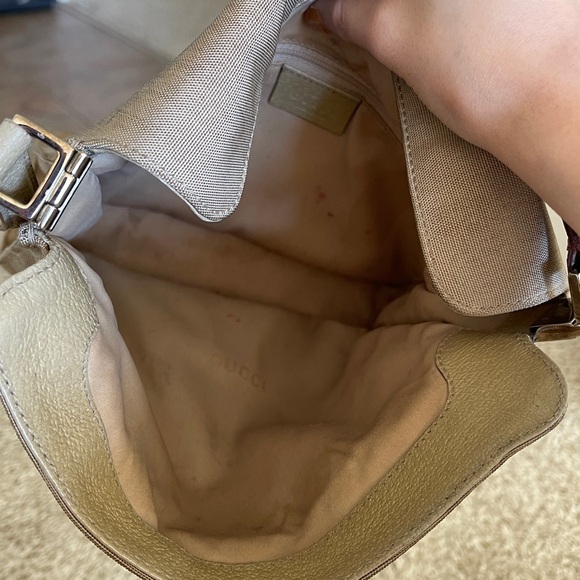 Vintage Gucci Canvas Shoulder Bag - Picture 7 of 9